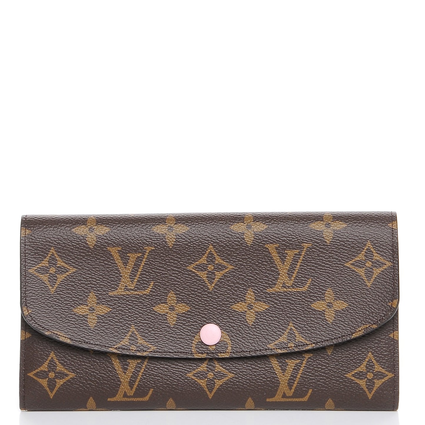 Monogram Emilie Wallet Rose Ballerine