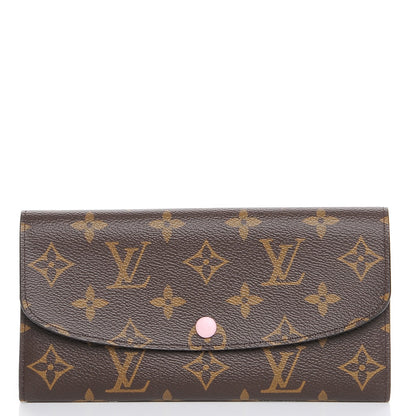 Louis Vuitton Monogram Emilie Wallet Rose Ballerine 1 of 7