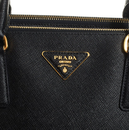 Prada Saffiano Lux Extra Large Galleria Double Zip Tote Black 10 of 10