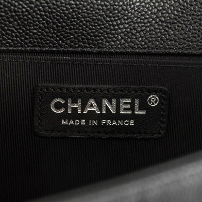 Chanel Caviar Quilted Medium Boy Flap Black 7 of 8