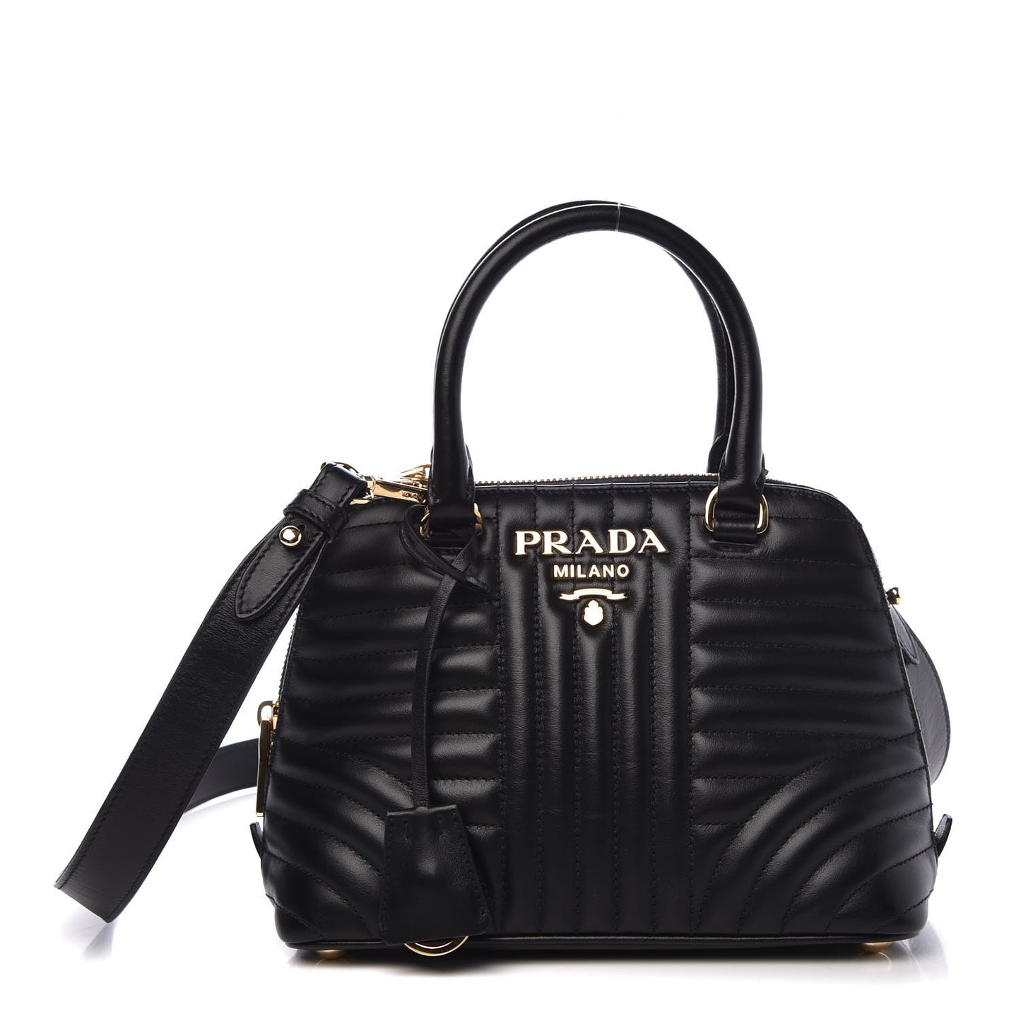Soft Calfskin Impunture Diagramme Promenade Tote Black