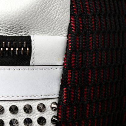 Christian Louboutin Calfskin Spiked Explorafunk Backpack White 18 of 21