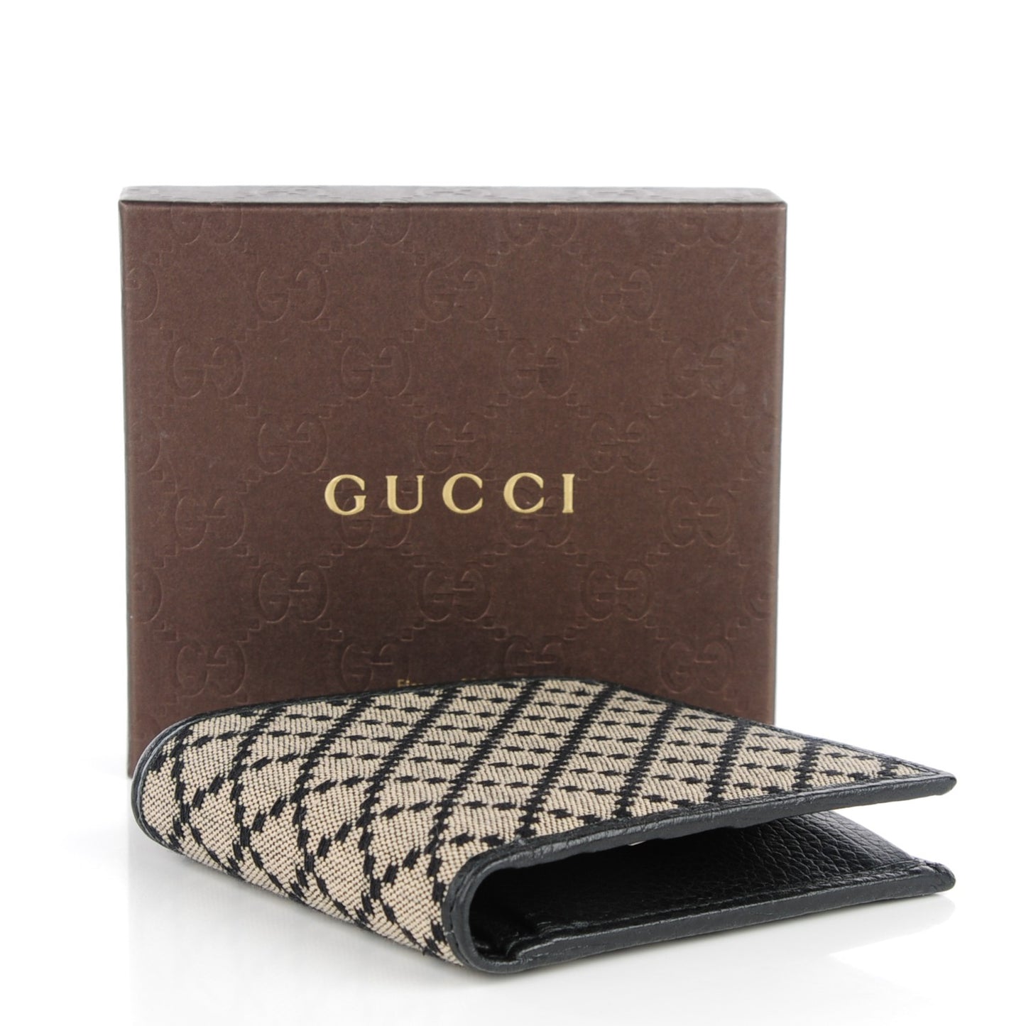 Diamante Bi-Fold Wallet Black