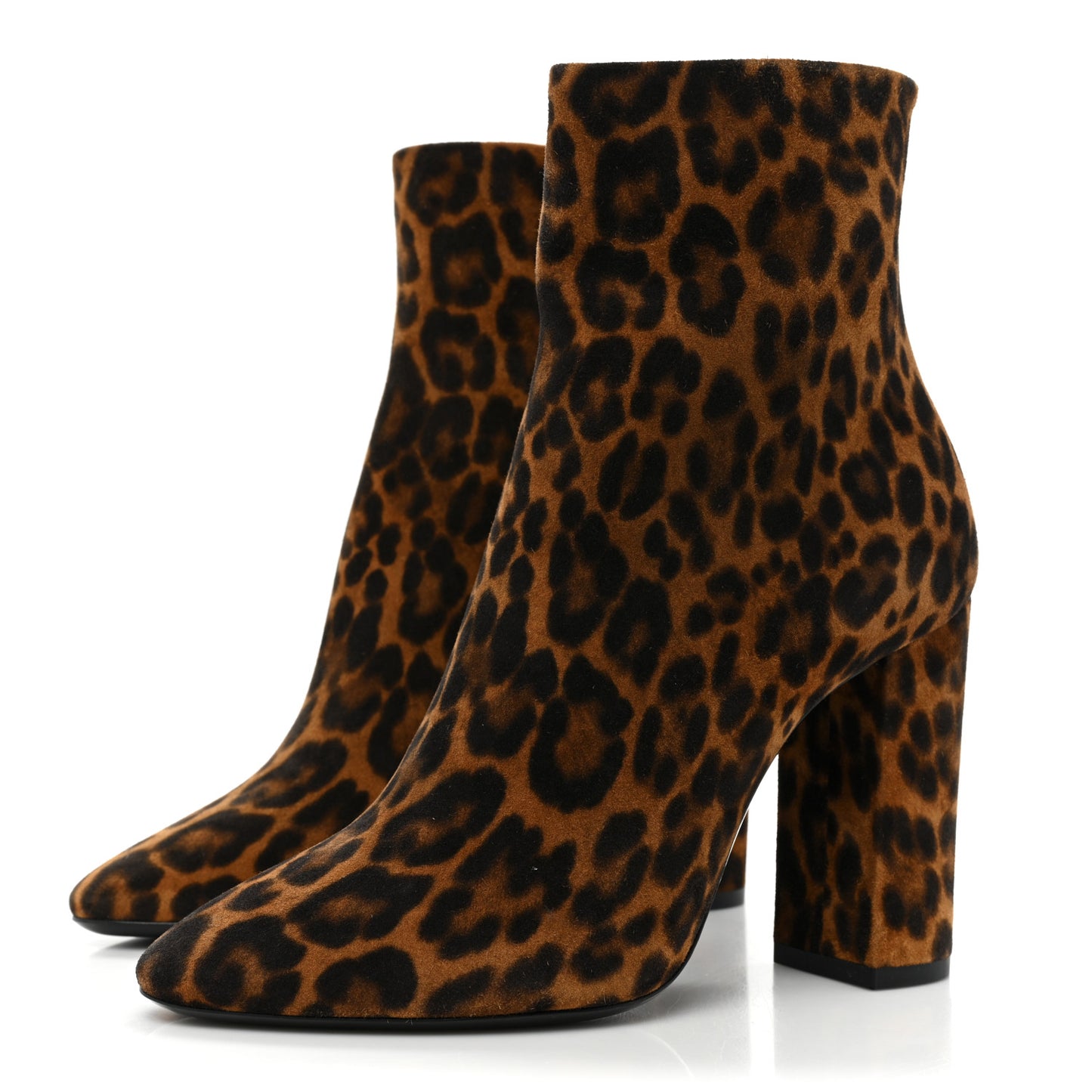 Suede Lou Ankle Boots 35.5 Leopard