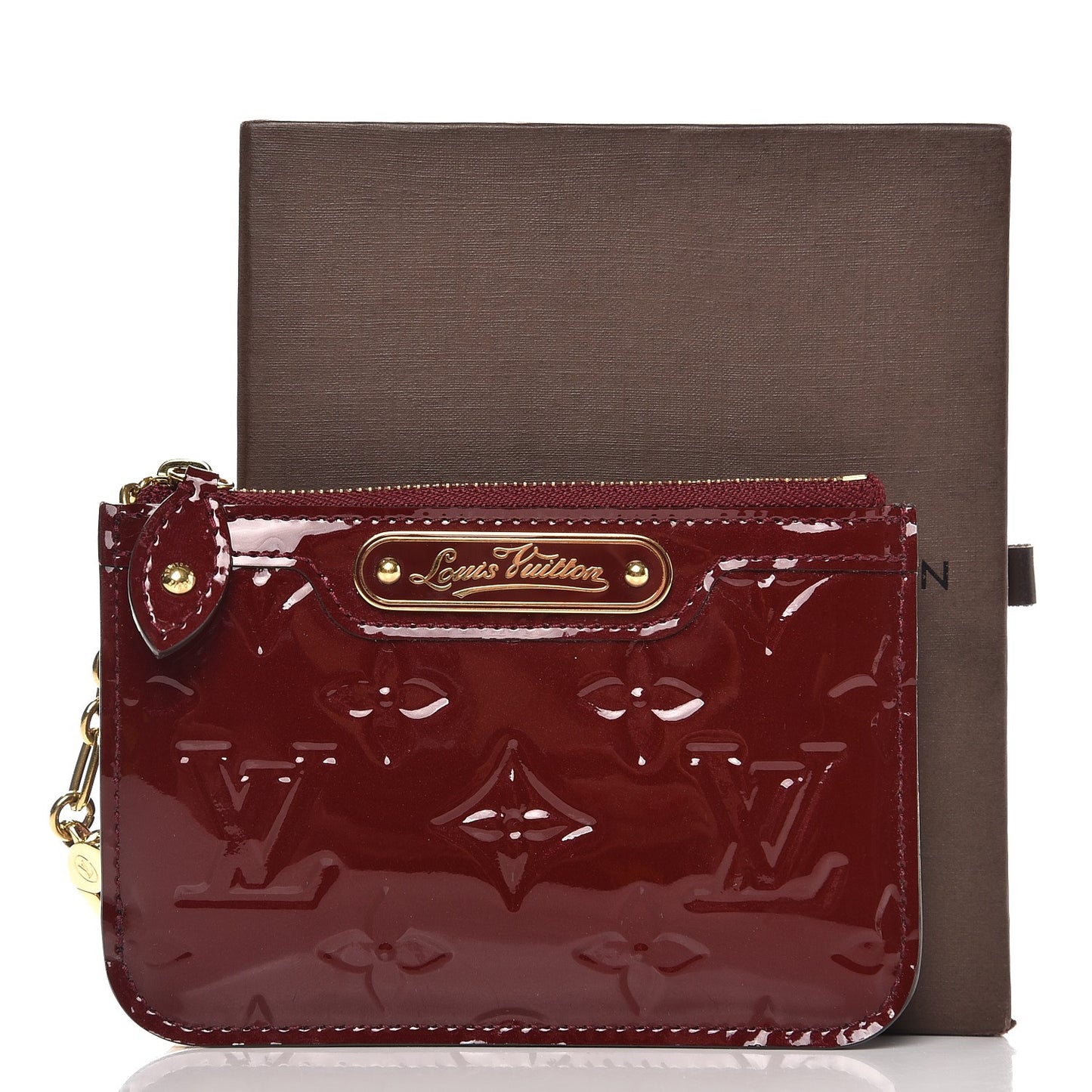 Vernis Key Pouch Griotte