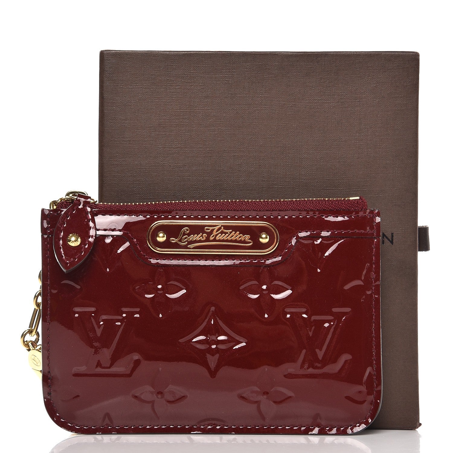 Louis Vuitton Vernis Key Pouch Griotte 7 of 7