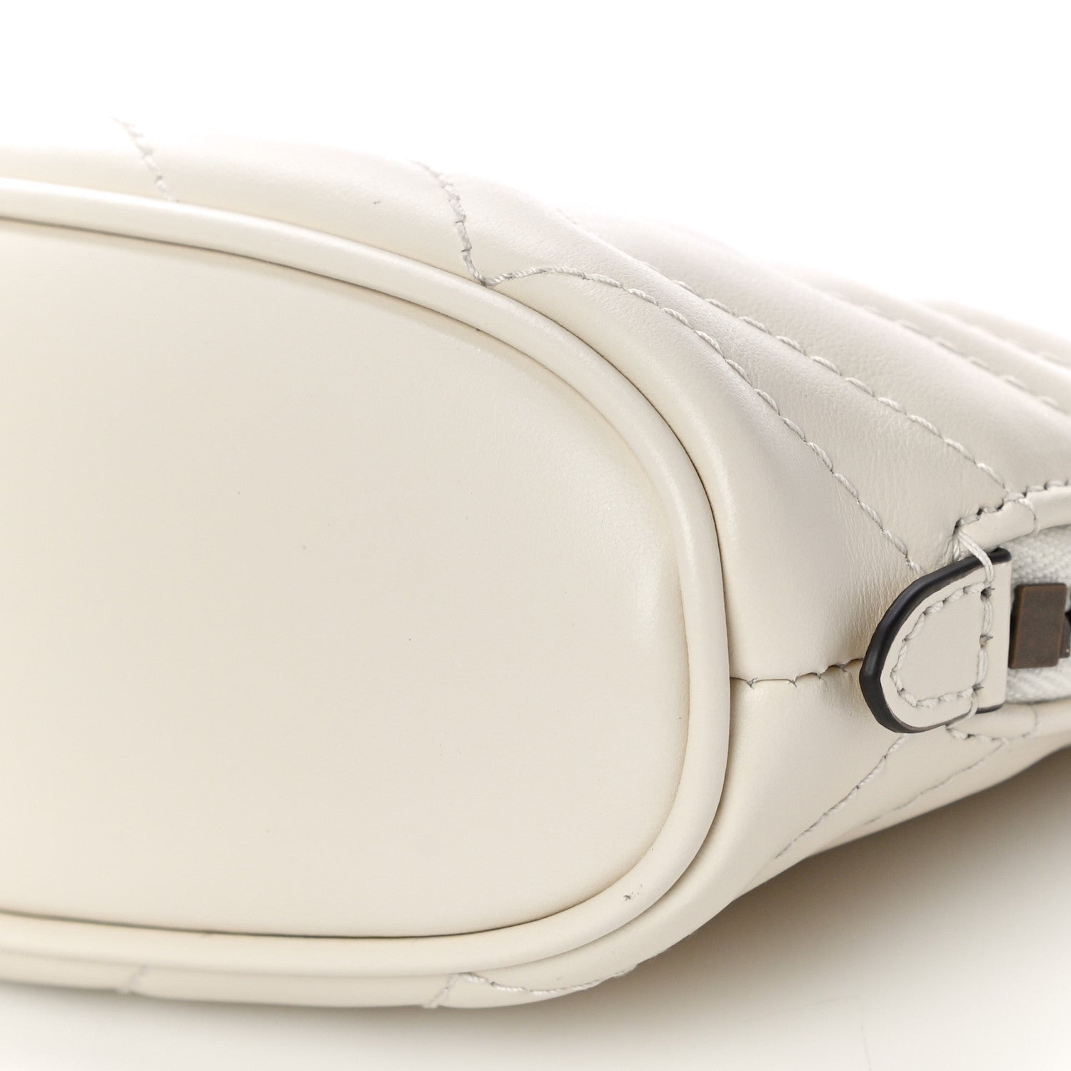 Gucci Calfskin Matelasse GG Marmont Pouch Cosmetic Case White 10 of 10