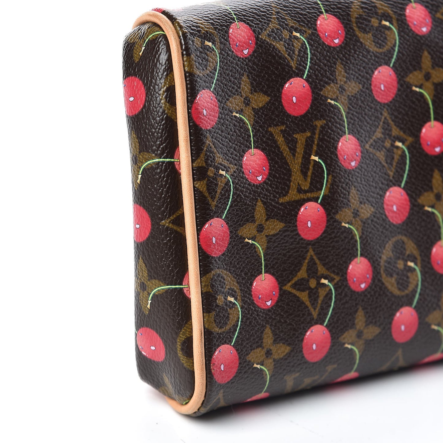 Monogram Cerises Lizard Sac Fermoir GM