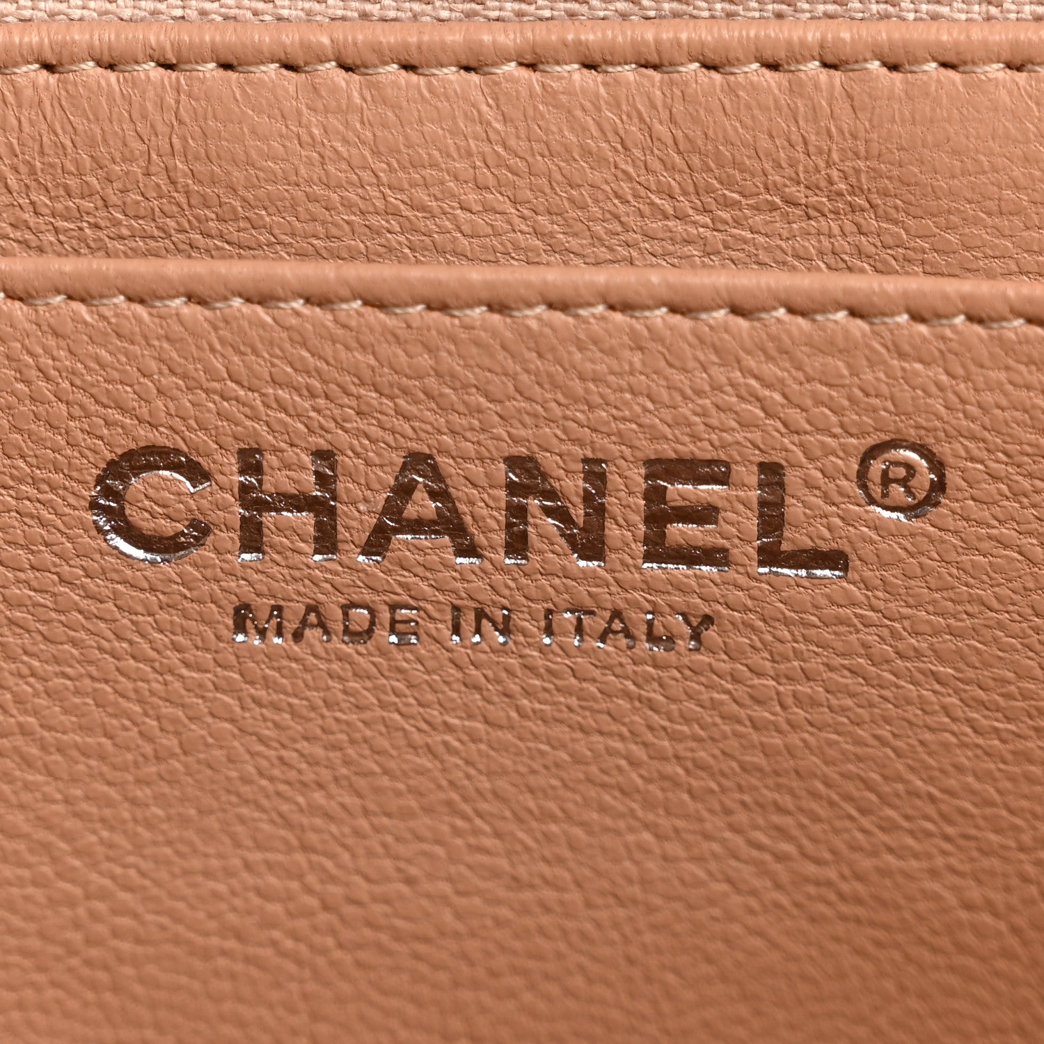 Chanel Caviar Quilted Jumbo Single Flap Dark Beige 6 of 14