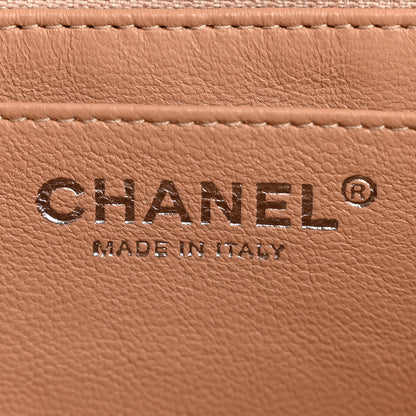 Chanel Caviar Quilted Jumbo Single Flap Dark Beige 6 of 14