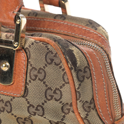 Gucci Monogram Glam Boston Tote Orange 10 of 12