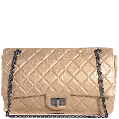 Chanel Aged Calfskin 2.55 Reissue 227 Flap Light Gold 1 of 9