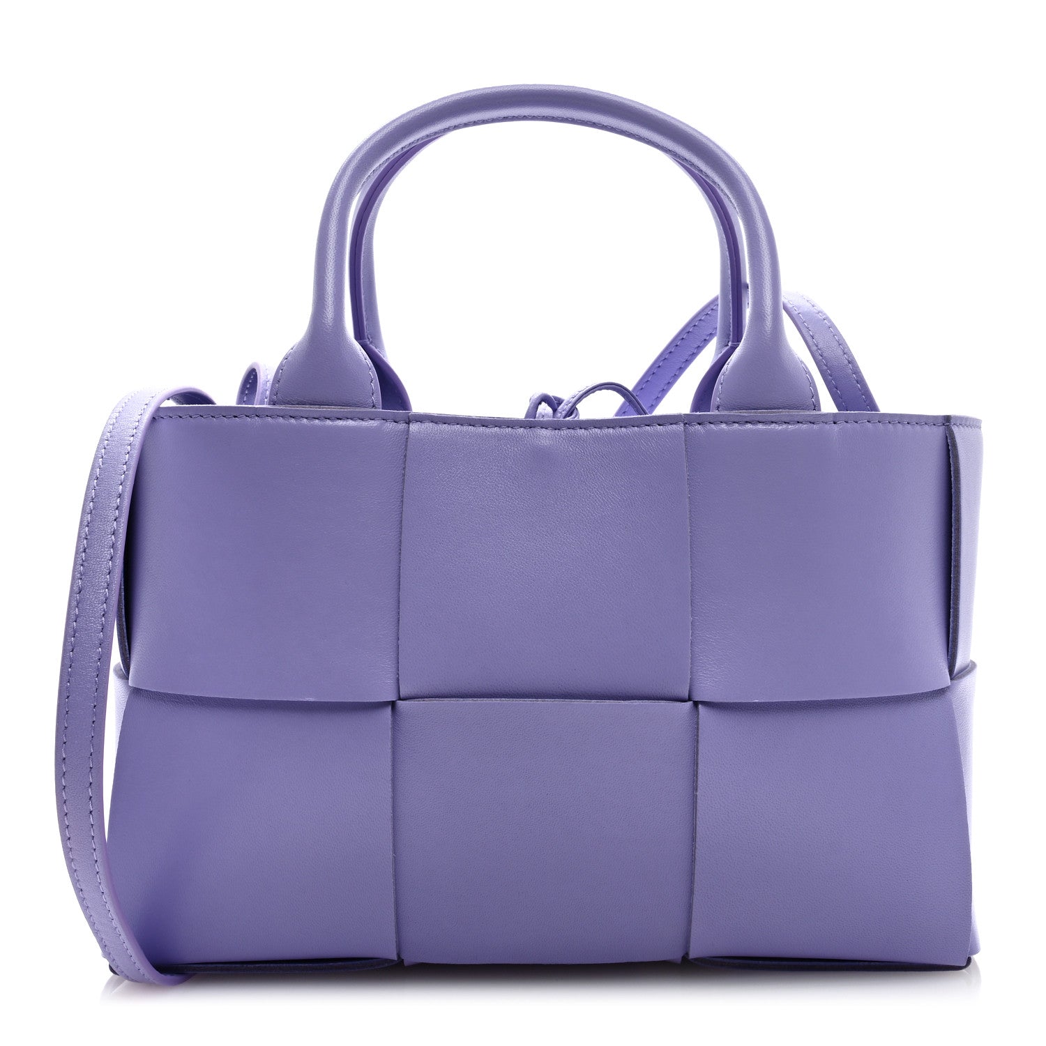 Bottega Veneta Nappa Maxi Intreccio Mini Arco Tote Wisteria 4 of 10