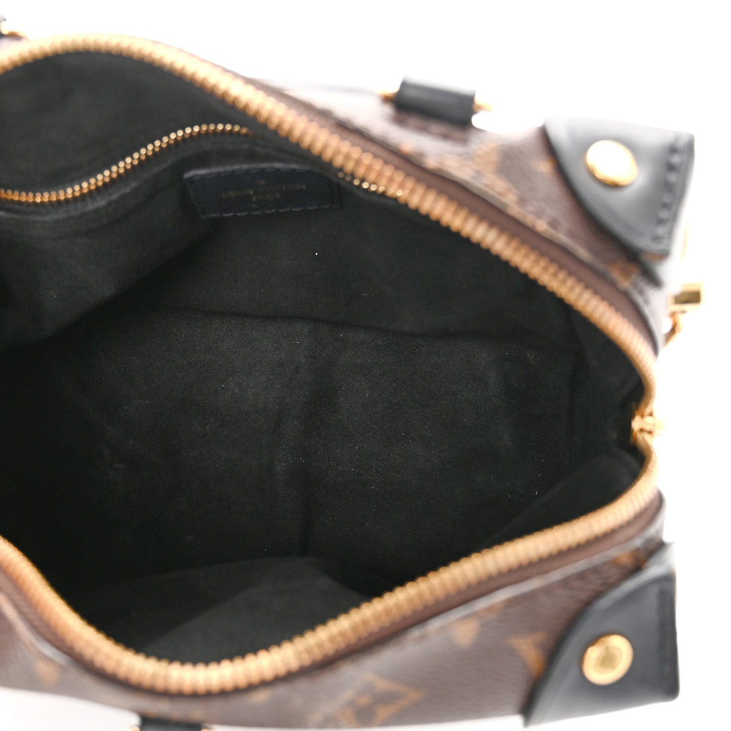 Louis Vuitton Monogram Petite Malle Souple Black 5 of 9