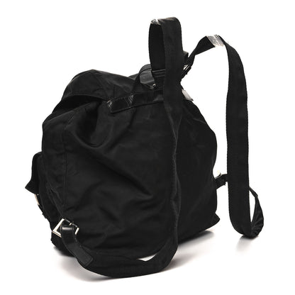 Prada Tessuto Nylon Saffiano Vela Backpack Black 3 of 11