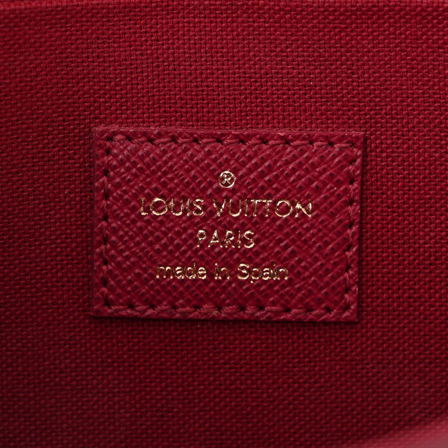 Louis Vuitton Monogram Pochette Felicie Chain Wallet Fuchsia 6 of 11