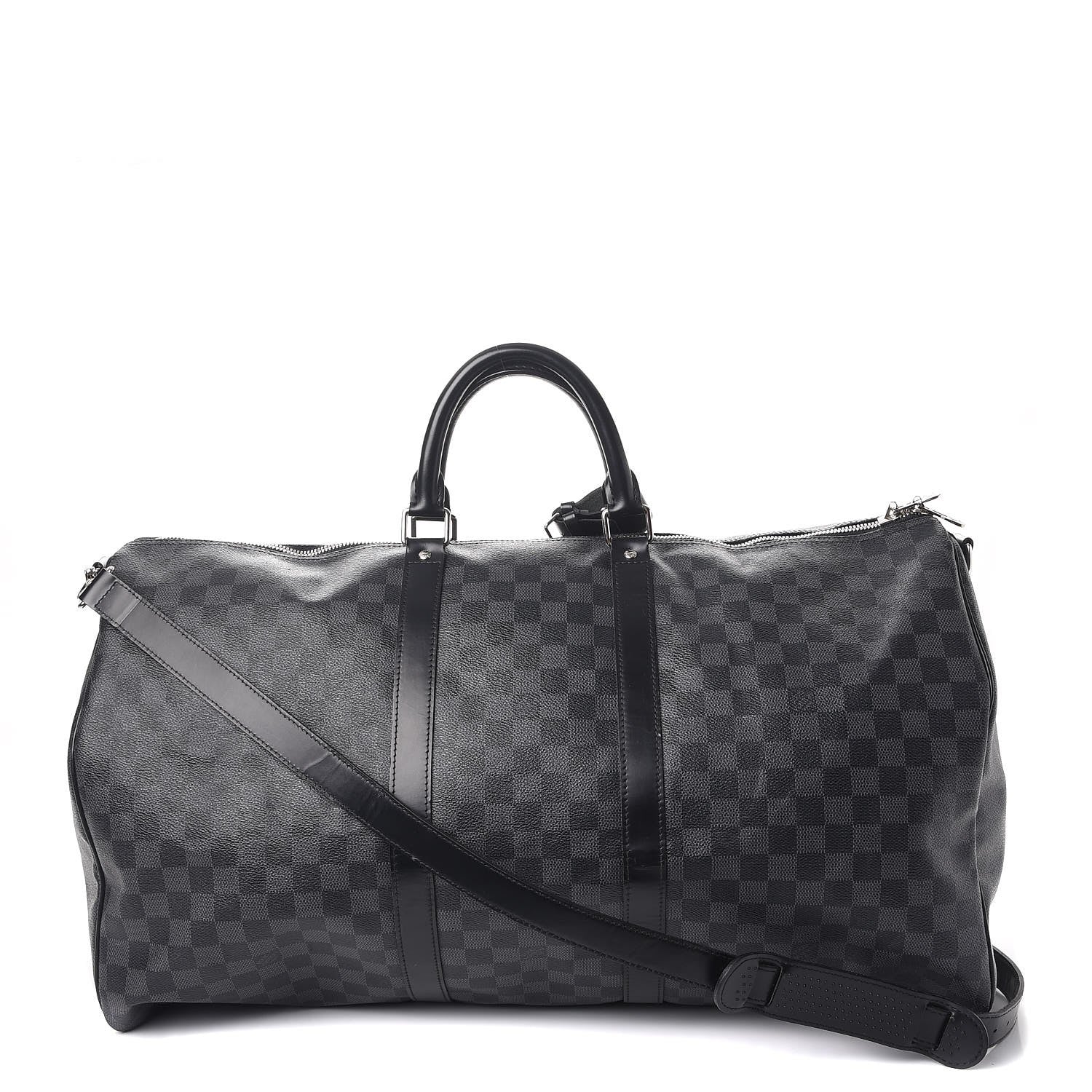 Louis Vuitton Damier Graphite Keepall Bandouliere 55 1 of 12