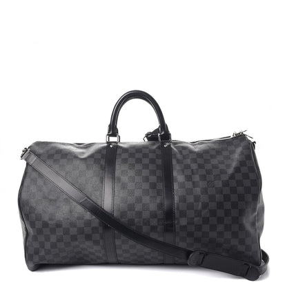 Louis Vuitton Damier Graphite Keepall Bandouliere 55 1 of 12