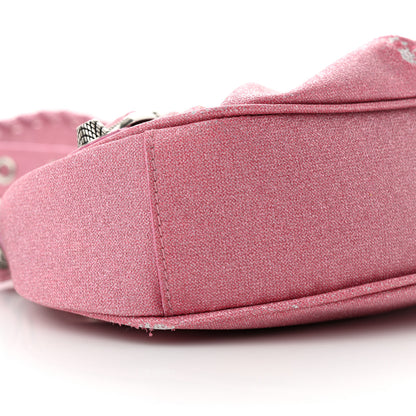 Balenciaga Sparkling Fabric Le Cagole Shoulder Bag XS Sweet Pink 9 of 11