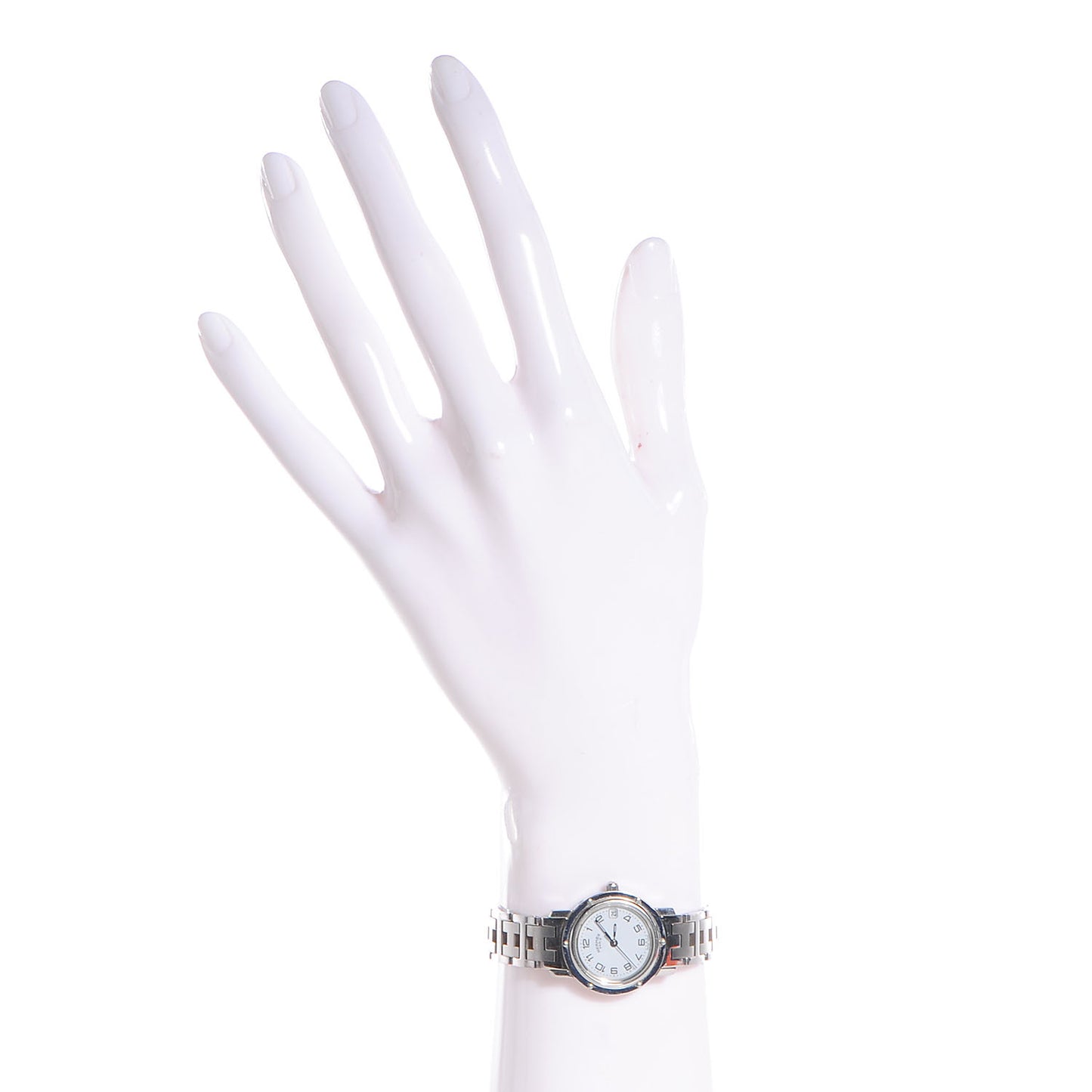 Stainless Steel 24mm Clipper Quartz Watch White