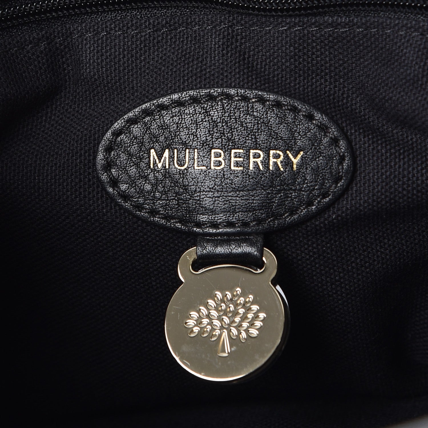 Mulberry Soft Small Grain Calfskin Alexa Rivet Satchel Black 6 of 9