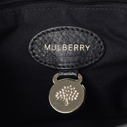 Mulberry Soft Small Grain Calfskin Alexa Rivet Satchel Black 6 of 9