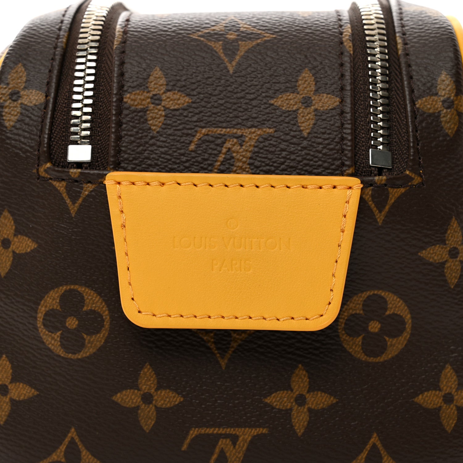 Louis Vuitton Monogram Dopp Kit Toilet Pouch Jaune Mat 7 of 7