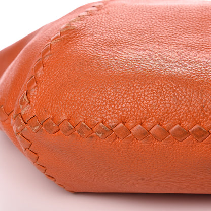 Bottega Veneta Cervo Deerskin Large Hobo Tangerine 10 of 19