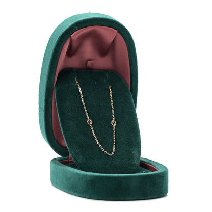 Gucci 18K Yellow Gold Running GG Station Necklace 6 of 6