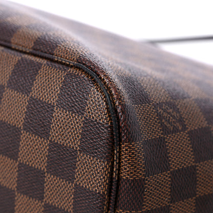 Louis Vuitton Damier Ebene Neo Neverfull MM Rose Ballerine 10 of 15