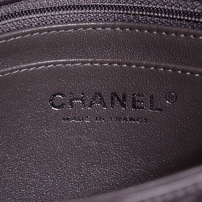 Chanel Lambskin Quilted Mini Square Flap Dark Grey 6 of 8