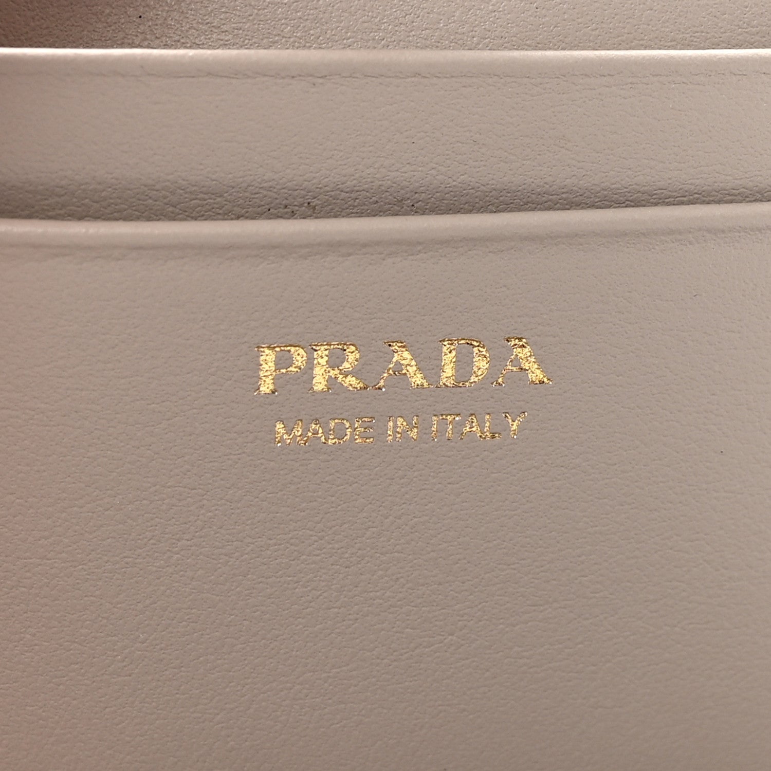 Prada Saffiano City Calf Coin Case Card Holder Argilla Pomice 6 of 7