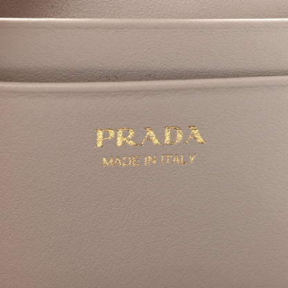 Prada Saffiano City Calf Coin Case Card Holder Argilla Pomice 6 of 7