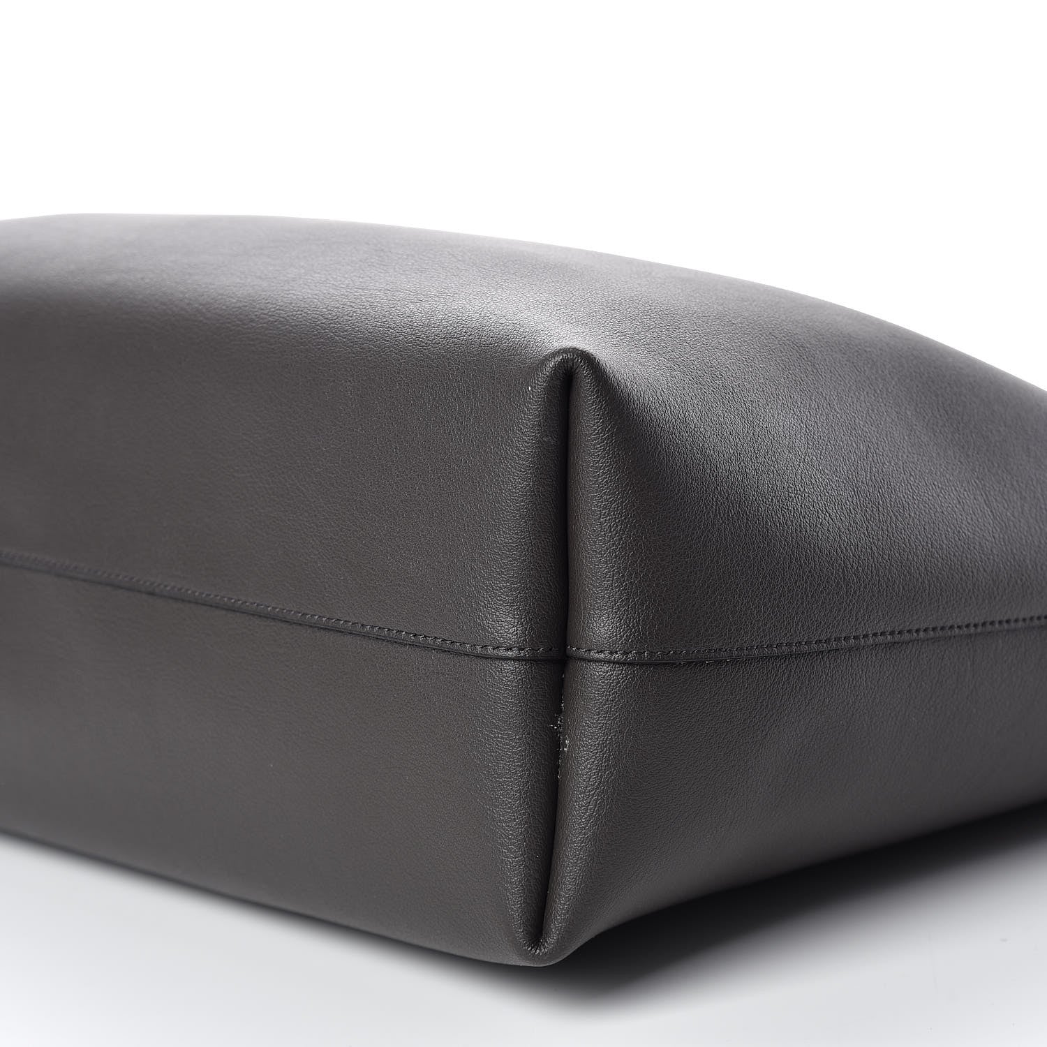 Saint Laurent Calfskin Large Shopping Tote Coal 11 of 13
