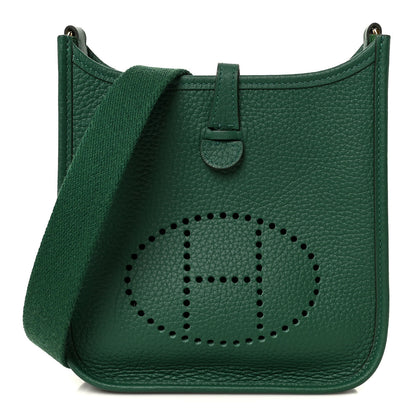 Hermes Taurillon Clemence Evelyne TPM Vert Vertigo 1 of 11