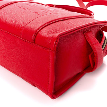 Marc Jacobs Grained Calfskin Small The Tote Bag Red 12 of 12