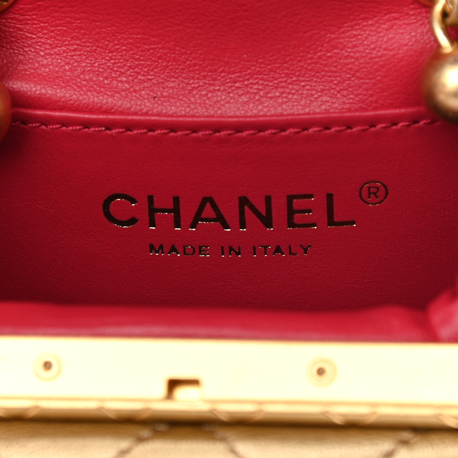 Chanel Metallic Lambskin Quilted Small My Crush Bag Gold 6 of 11