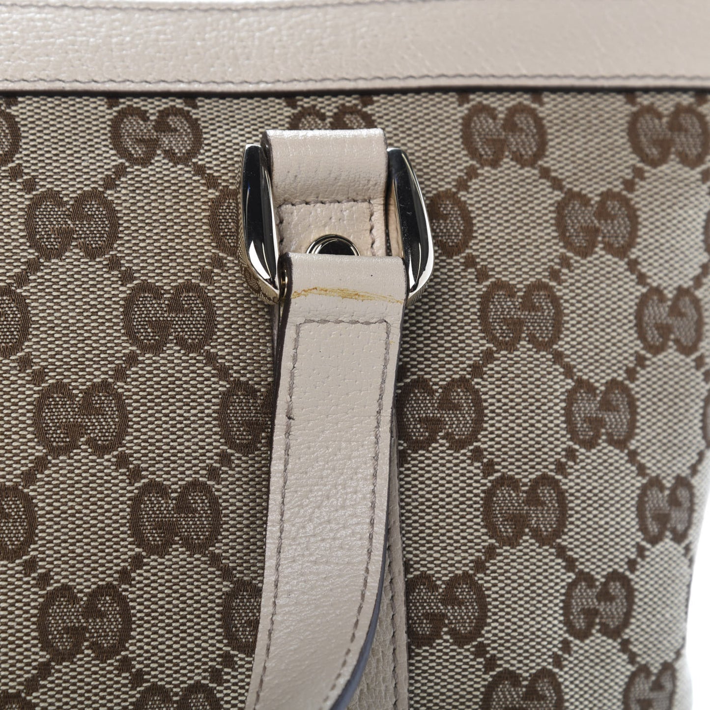 Monogram Abbey Medium Tote Off White