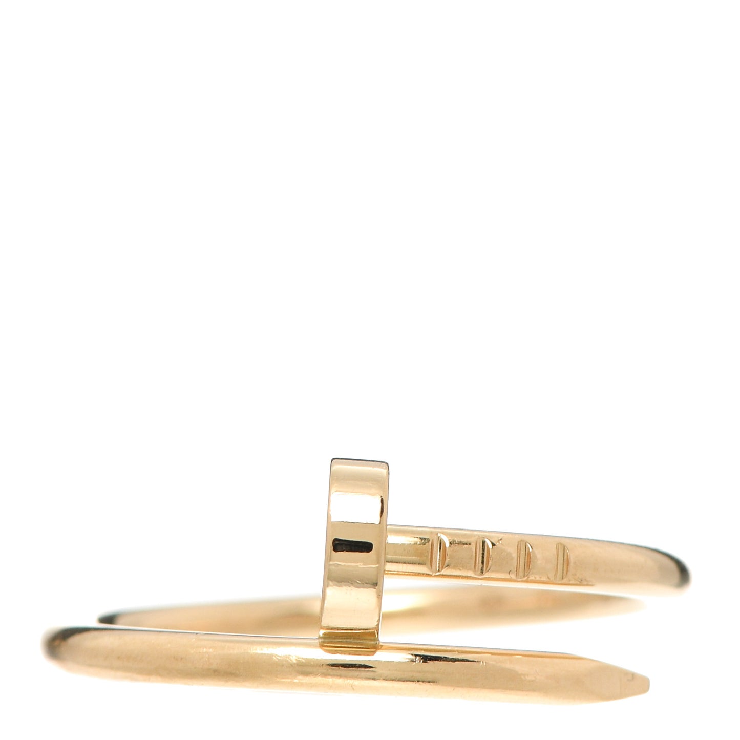 18K Yellow Gold Small Juste Un Clou Ring 56 7.5