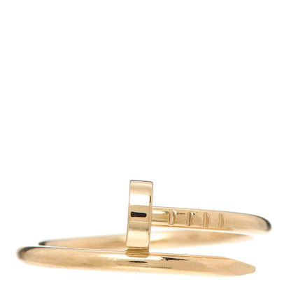 Cartier 18K Yellow Gold Small Juste Un Clou Ring 56 7.5 1 of 6