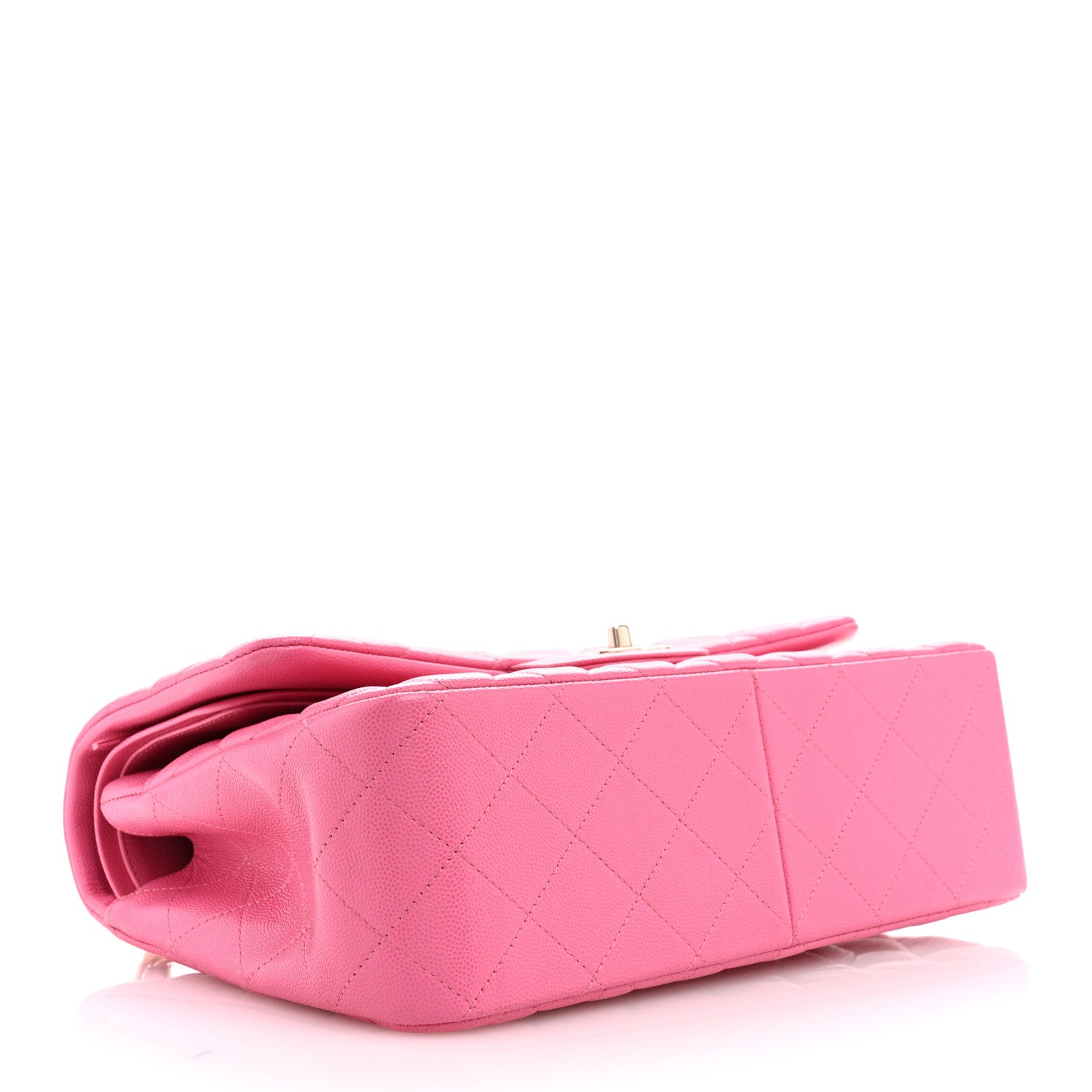 Chanel Caviar Quilted Jumbo Double Flap Pink 4 of 10