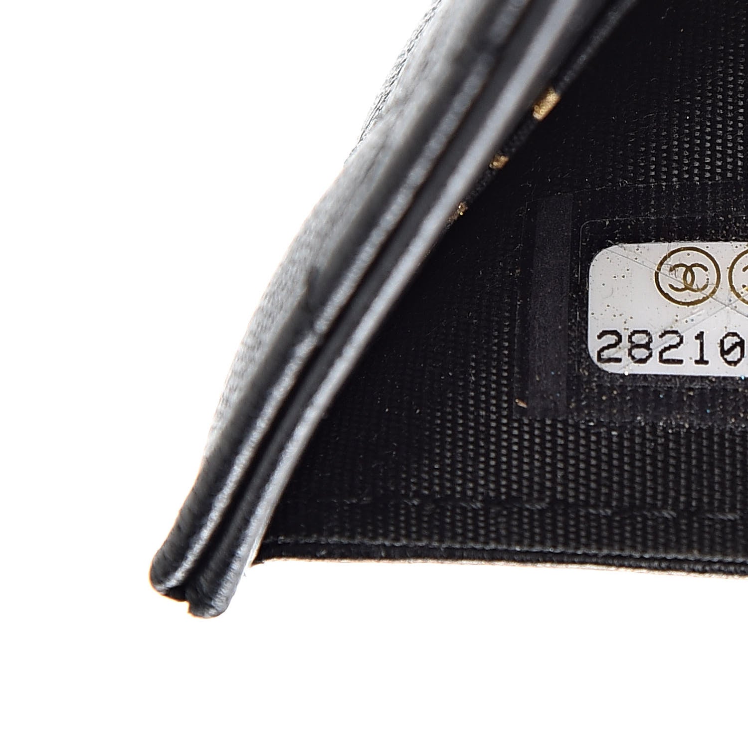 Chanel Lambskin Quilted Small Compact Wallet Black 8 of 11