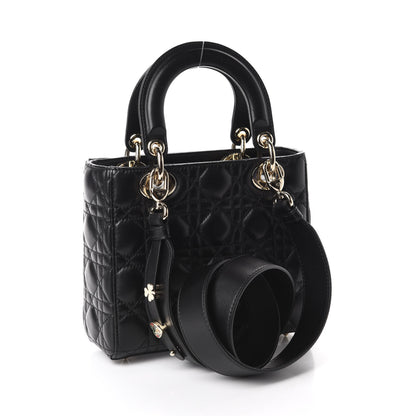 Christian Dior Lambskin Cannage Small My ABCDior Lady Dior Black 3 of 11