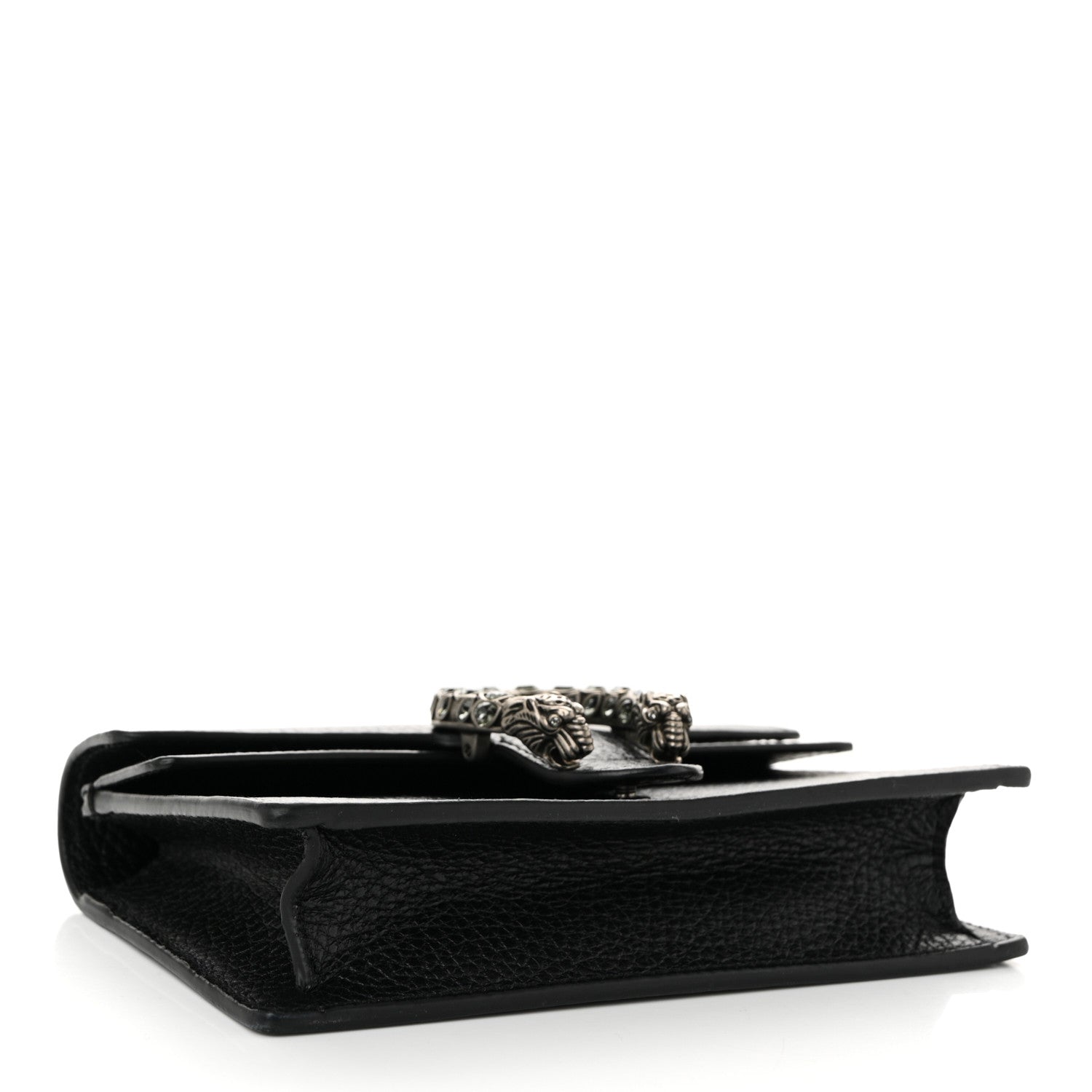 Gucci Calfskin Super Mini Dionysus Shoulder Bag Black 4 of 9