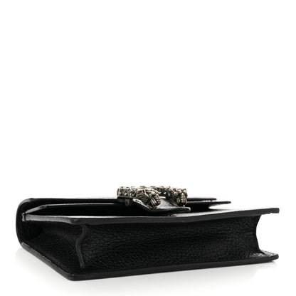 Gucci Calfskin Super Mini Dionysus Shoulder Bag Black 4 of 9