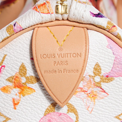 Louis Vuitton Watercolor Aquarelle Speedy 35 White 7 of 8