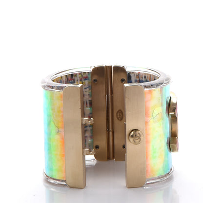 Chanel Resin Tweed CC Bangle Multicolor 4 of 5
