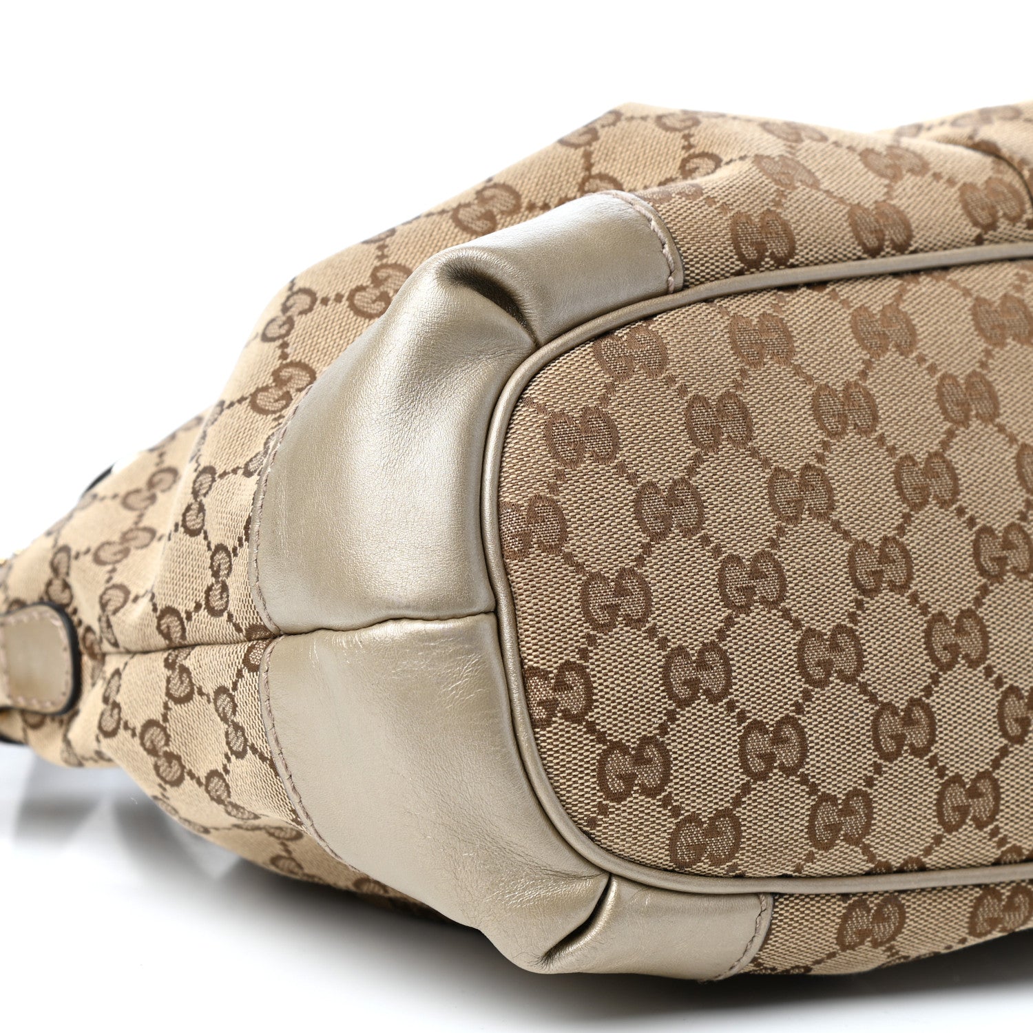Gucci Monogram Medium Sukey Top Handle Bag Golden Beige 9 of 11