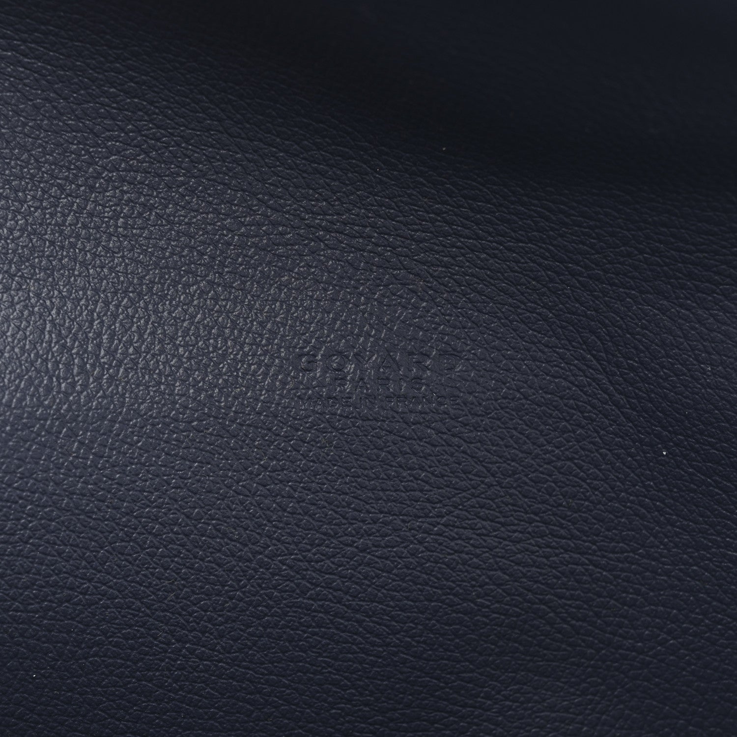 Goyard Goyardine Calfskin Chypre Wallet Pouch Navy 6 of 10