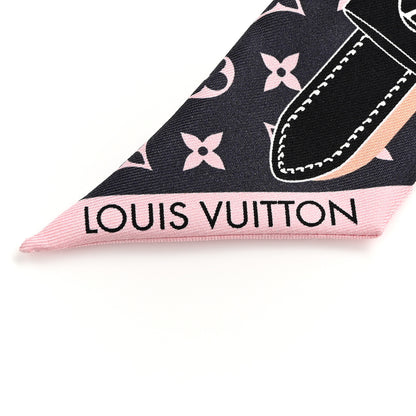 Louis Vuitton Silk Monogram Rising Confidential BB Bandeau Black Rose 2 of 4